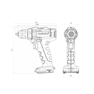 Perceuse-visseuse 12V Metabo Powermaxx BS 12 + 2 Batteries 2 Ah + Chargeur + Coffret – 601036870 soldes ligne 16