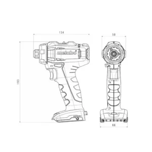 Perceuse-visseuse 12V Metabo Powermaxx BS 12 + 2 Batteries 2 Ah + Chargeur + Coffret – 601036870 soldes ligne 10