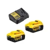 à prix réduits Pack 2 Batteries Dewalt 18 V XR 5 Ah + Chargeur Multi-voltages DCB115 7