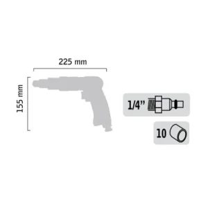 nouveau produit Général Pneumatic Visseuse Pneumatique à Réglage Externe Général Pneumatic GP2500 6