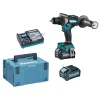 Perceuse-visseuse 40V Makita DF001GD201 + 2 Batteries 2.5 Ah + Chargeur + Makpac magasin pas cher 16