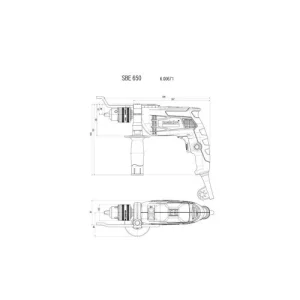 site pas cher Perceuse à Percussion 650W Metabo SBE 650 En Boite En Carton – 600671850 12