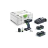 magasin pour Perceuse-visseuse 18V Festool T18+3HPC 4,0 I-Plus + 2 Batteries 4Ah + Chargeur + Coffret Systainer3 – 576446 10