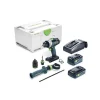 à prix réduits Perceuse-visseuse à Percussion 18V Festool TPC 18/4 5,2/4 I-Plus Quadrive + Batteries + Chargeur + Systainer 3 – 575605 22