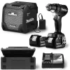 Meilleur Service Pack 18V Makita (DDF485RTJ + DMR202) + 2 Batteries 5 Ah + Chargeur + MAKPAC 10