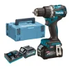 REMISE allant Perceuse-visseuse 40V Makita DF002GD201 + 2 Batteries 2,5 Ah + Chargeur + MAKPAC 10