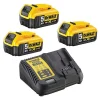 Pack De 3 Batteries 5 Ah Dewalt Avec Chargeur Multi-voltages En Boîte Carton – DCB115P3-QW haute qualité 5