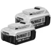 Pack De 2 Batteries Dewalt 18 V – 4.0 Ah Li-Ion XR DCB182 nouvelle saison 5