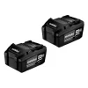 Couleurs variées Pack 2 Batteries Metabo LI-POWER 18 V 4.0Ah 8