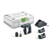 Service Clients Dédié Perceuse-visseuse 10,8V Festool CXS 2,6-PLUS + 2 Batteries 2,6 Ah + Chargeur + Coffret Systainer SYS3 – 576092 16