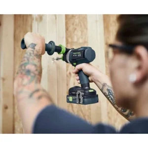 en ligne vente Perceuse-visseuse à Percussion 18V Festool QUADRIVE + 2 Batteries + Chargeur Rapide + SYS3 – 577247 16