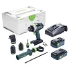 destockage Perceuse-visseuse à Percussion 18V Festool QUADRIVE + 2 Batteries + Chargeur Rapide + SYS3 – 577248 20