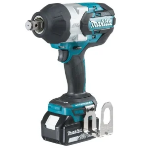 pas cher en vente Boulonneuse à Chocs 18V Makita DTW1001RTJ + 2 Batteries 5 Ah + Chargeur + Coffret MAKPAC 14