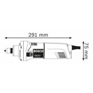 Meuleuse Droite Bosch GGS 28 C Professional 650 W – 0601220000 en solde 10