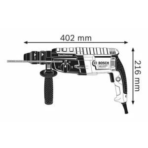 grossiste Perforateur Burineur SDS Plus 880W Bosch GBH 2-28 F Professional + Accessoires + Coffret L-Boxx – 0611267601 16