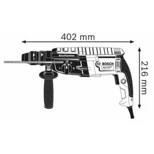 mode pas cher Perforateur SDS+ 880W Bosch GBH 2-28 F + Accessoires En Coffret L-CASE – 0611267600 14