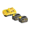 Pack De 2 Batteries XR Flexvolt 18V/54V 6Ah/2Ah Li-ion Dewalt + Chargeur Rapide DCB118T2 grande promotion 8