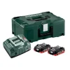 mode tendance Set De Base 2 Batteries Metabo LiHD 18 V / 4 Ah + Chargeur ASC 145 + Coffret METALOC II – 685130000 17